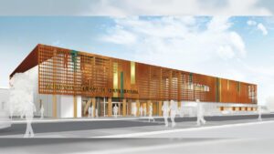 image 3d du projet de l'aéroport de rouyn-noranda